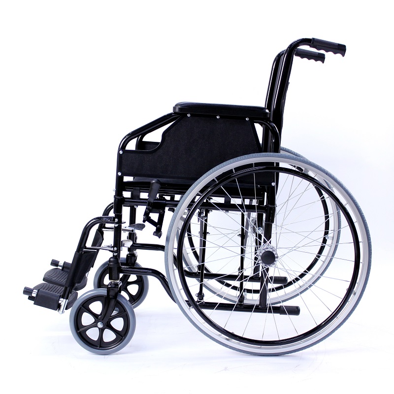 Fauteuil roulant en acier pliable 2