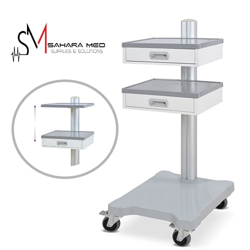 Chariot pour dispositifs médicaux à&nbsp; 2 étages