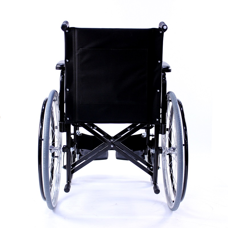 Fauteuil roulant en acier pliable 4