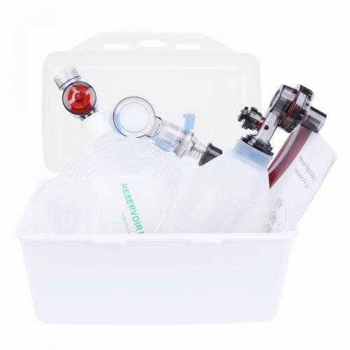 Valise de réanimation / Kit insufflateur en silicone réutilisable 2