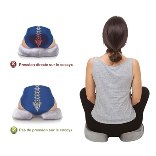Coussin ergonomique pour le coccyx 2