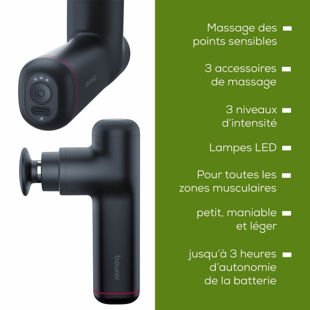 Pistolet de massage zones sensibles 3