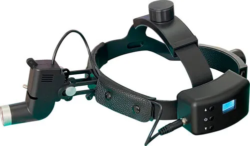 Casque lampe frontale chirurgicale à LED avec batterie 2