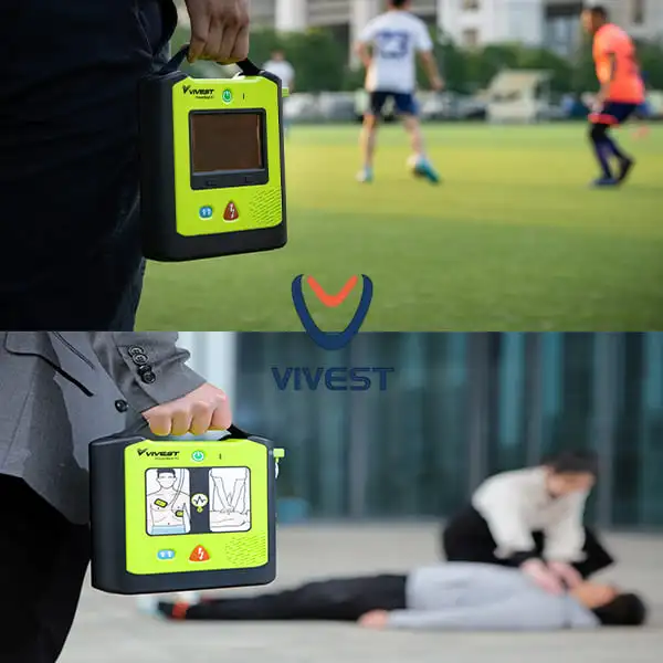 Défibrillateur AED PowerBeat series VIVEST 3