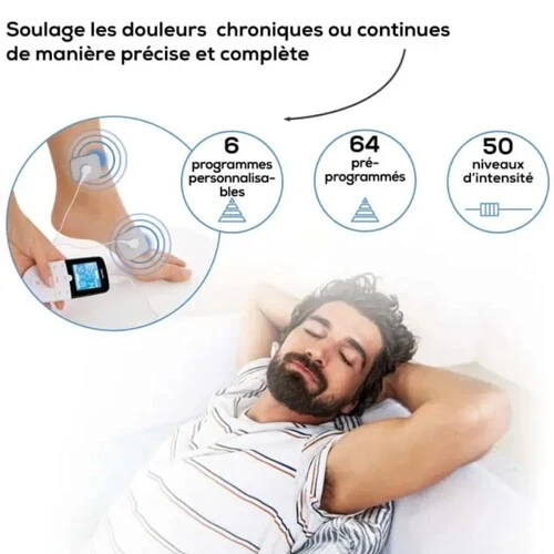 Electrostimulateur TENS/EMS numérique 4