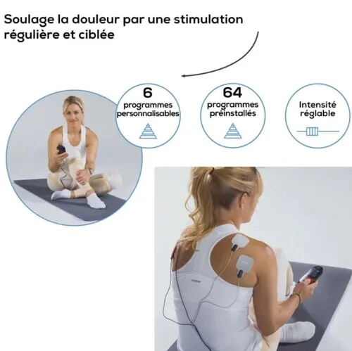 Electrostimulateur TENS/EMS numérique avec fonction de chaleur 3