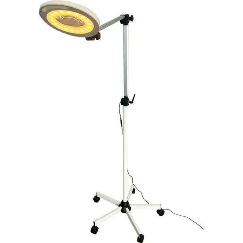 Click to view all images Lampe loupe à LED sur roulettes